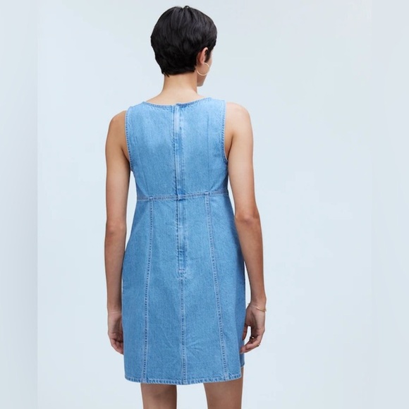 Madewell Ariana V-Neck Mini Dress - Picture 6 of 12